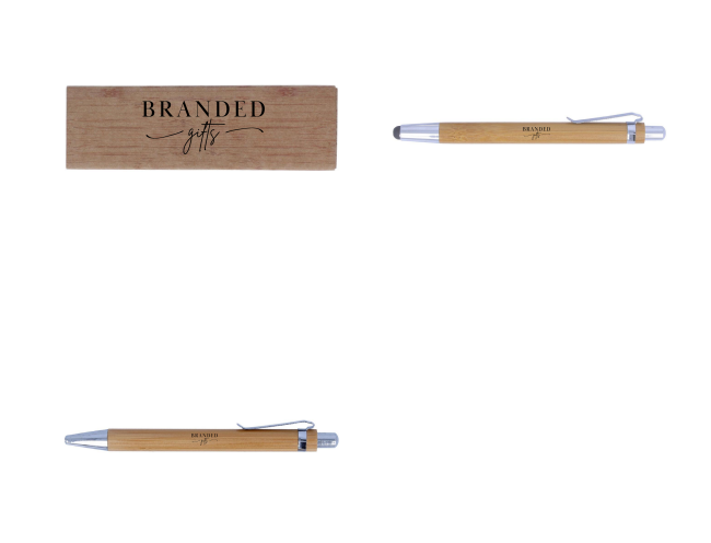 Bamboo Pen & Pencil Set