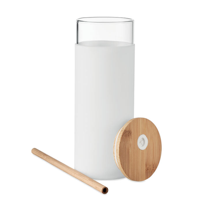 450ml Bamboo Glass Tumbler